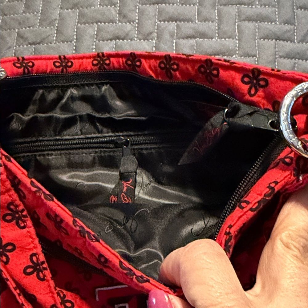 Texas Tech Red Patterned Crossbody Bag - Picture 7 of 8